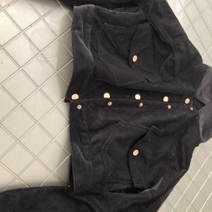 Black oversized jacket
